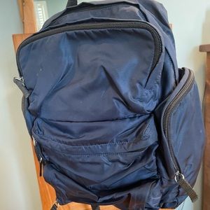 Small, Navy Prada backpack